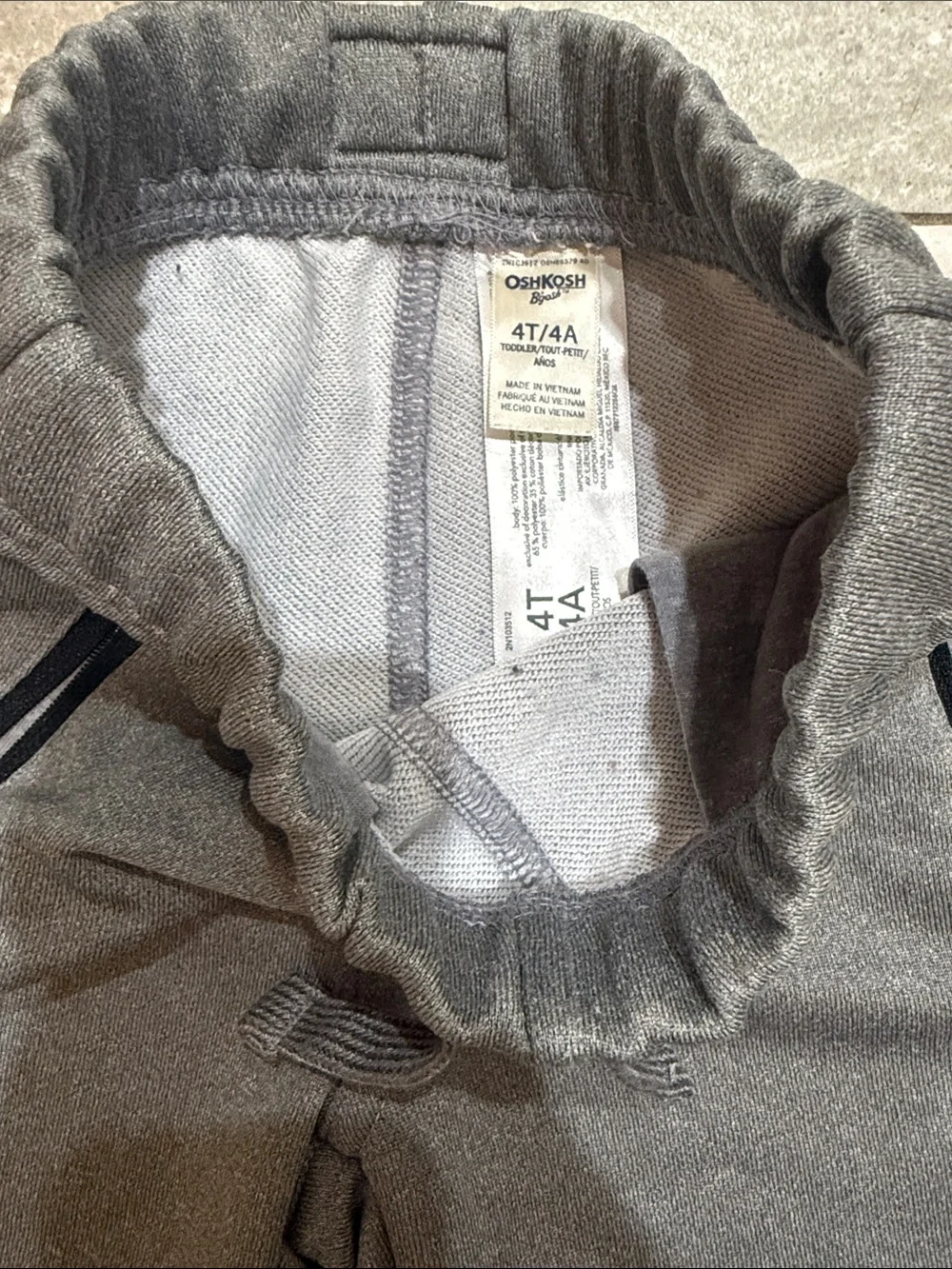 OshKosh B'gosh Gray Pull-On Zip Pocket Shorts